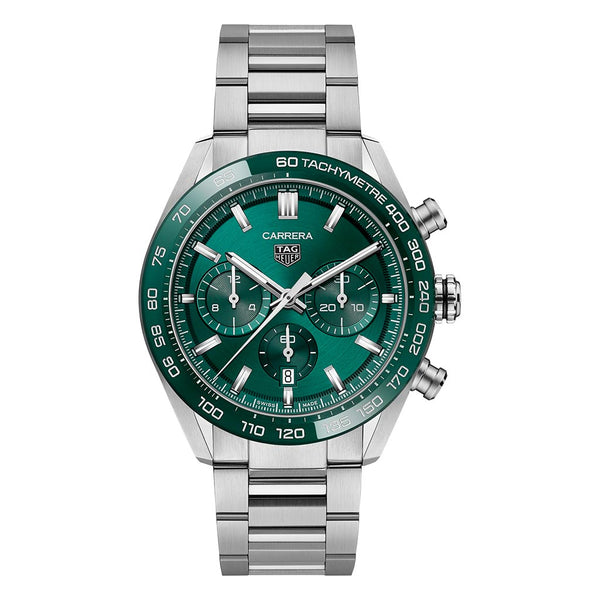 Carrera Chronograph 44mm Steel Watch - 1